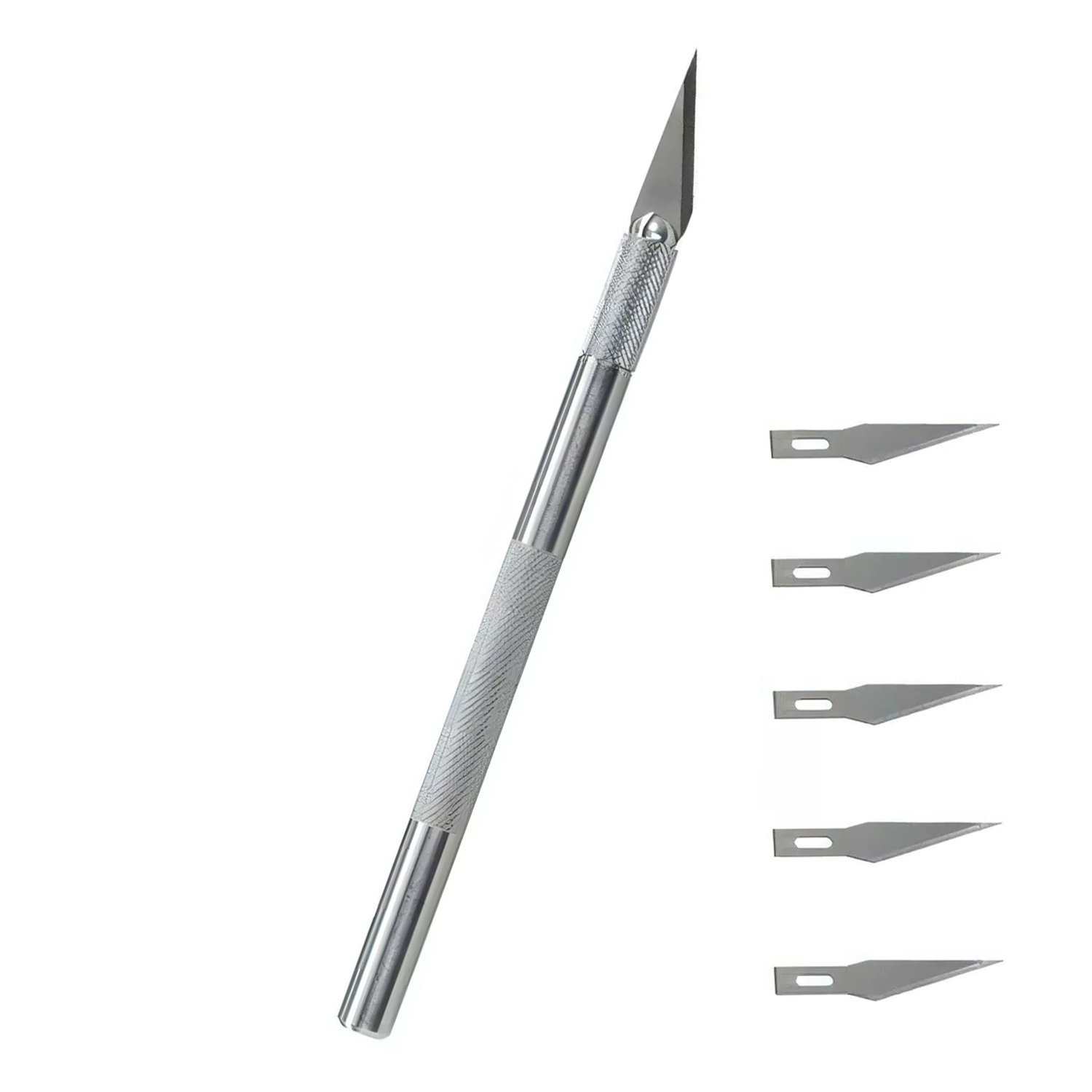 CUTTER DE PRECISIÓN C/ TAPA + 5 HOJAS REPUESTO BULIT S600