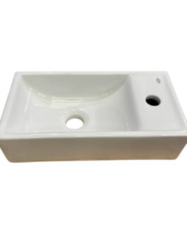 BACHA DE APOYO RECTANGULAR BILBAO PORCELANA SANITARIA DACCORD