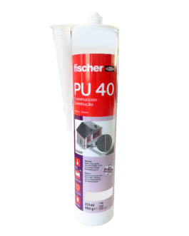 SELLADOR CONSTRUCCIÓN PU 40 BLANCO 400gr CARTUCHO FISCHER