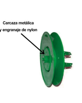 POLEA REDUCTORA P/ PERSIANA 1 – 3 C/ ENGRANAJE NYLON MANCUSO