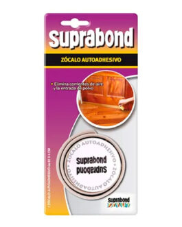ZÓCALO BURLETE AUTOADHESIVO BLANCO P/ PUERTA 100CM SUPRABOND