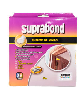 BURLETE VINILO BLANCO X5METROS SUPRABOND
