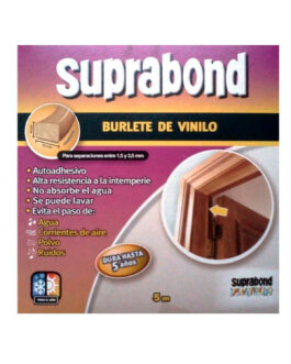 BURLETE VINILO MARRON X5METROS SUPRABOND