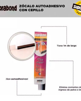 ZOCALO C/ CEPILLO MARRON 98 CM SUPRABOND