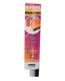 ZOCALO C/ CEPILLO BLANCO 100 CM SUPRABOND