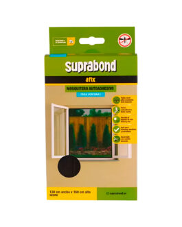MOSQUITERO AUTOADHESIVO P/ VENTANA 1,3X1,6M NEGRO SUPRABOND