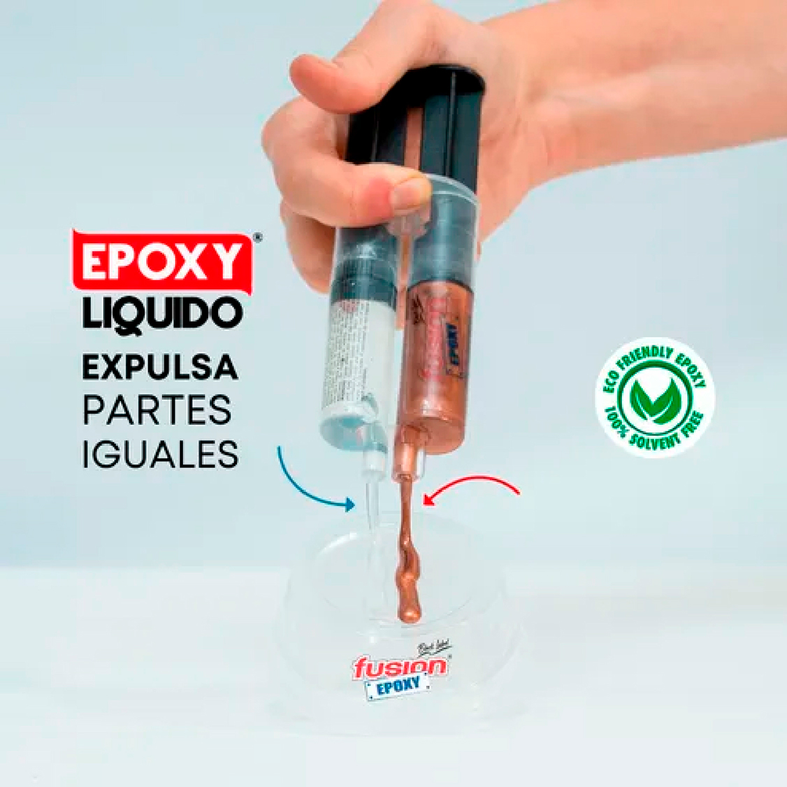 ADHESIVO FUSIÓN EPOXY COBRE 2 COMPONENTES 30GR - Imagen 2
