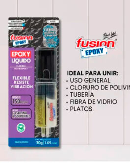 ADHESIVO FUSIÓN EPOXY FLEXIBLE 2 COMPONENTES 30GR