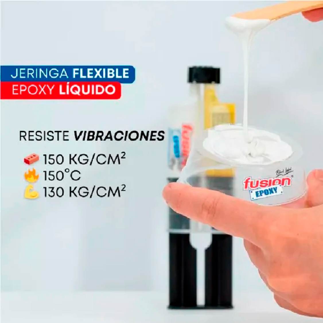 ADHESIVO FUSIÓN EPOXY FLEXIBLE 2 COMPONENTES 30GR - Imagen 3