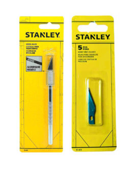 CUTTER BISTURI HOBBY 10-401 + REPUESTO X 5 HOJAS STANLEY