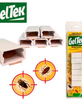 VENENO P/ CUCARACHAS GEL EN CEBOS X 6 UNID GELTEK