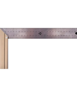 ESCUADRA MILIMETRADA AC INOXIDABLE MANGO ALUMINIO 30CM BULIT