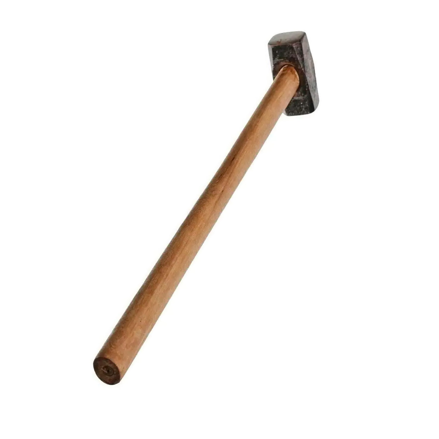 MAZA ALBAÑIL ACERO FORJADO TEMPLADO 5KG CABO MADERA - Imagen 2