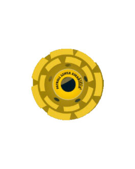 MUELA DIAMANTADA DOBLE HILERA 100MM PATROLL AMARILLA ALIAFOR