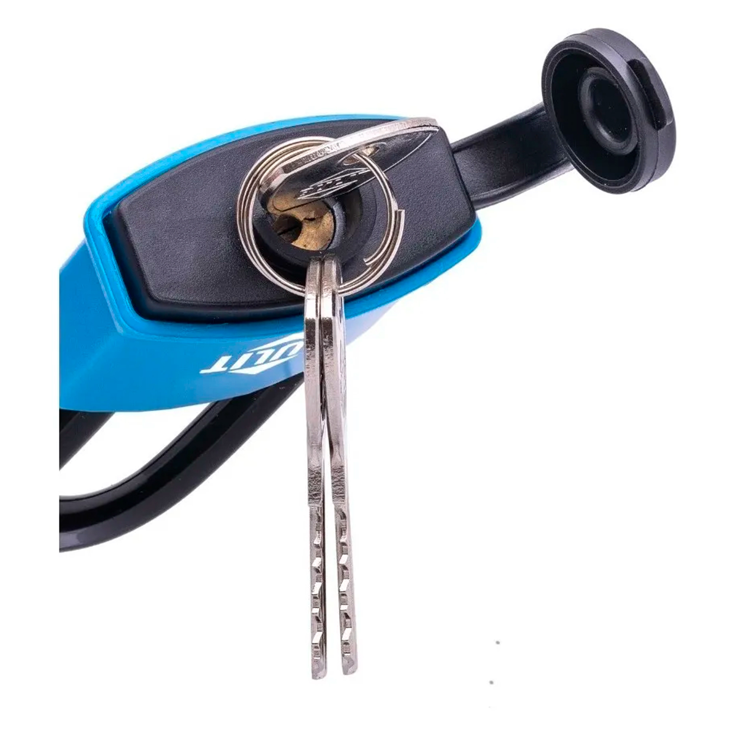 CADENA CEMENTADA 1/4X1M +CANDADO WATER RESIST 40 LARGO BULIT AZUL - Imagen 3