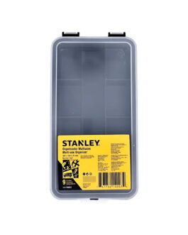 CAJA GAVETERO ORGANIZADOR MULTIUSO 9 COMPART. STANLEY 14003 NEGRO