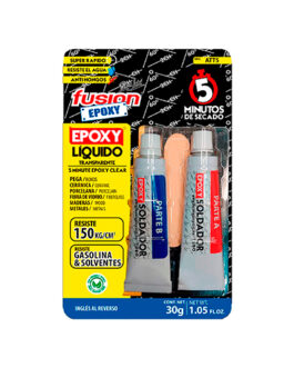 ADHESIVO EPOXY FUSIÓN ACERO TUBO SOLDADOR 2 COMPONENTES 21GR