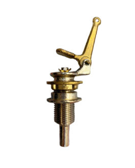 BOTON CORTO BRONCE CROMADO PARA DEPÓSITO FRANKLIN