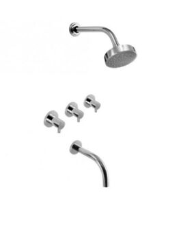 GRIFERIA DE BAÑO DUCHA C/ TRANSFERENCIA MINI CROMO HIDROMET