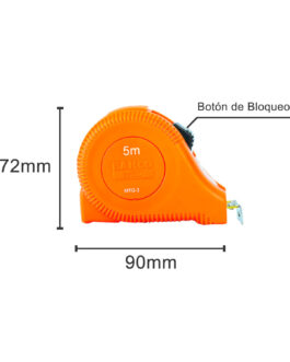 CINTA MÉTRICA 5M X 19MM CON BLOQUEO MTG-5-19 BAHCO