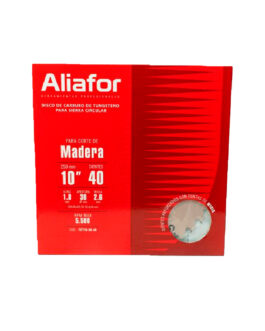 DISCO P/ MADERA 10PULG 250MM 40 DIENTES BUJE DE 30 ALIAFOR
