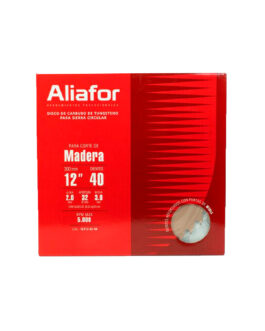 DISCO P/ MADERA 12PULG 300MM 40 DIENTES BUJE DE 32 ALIAFOR