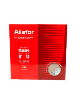 DISCO P/ MADERA 9PULG 230MM 40 DIENTES BUJE DE 25 ALIAFOR
