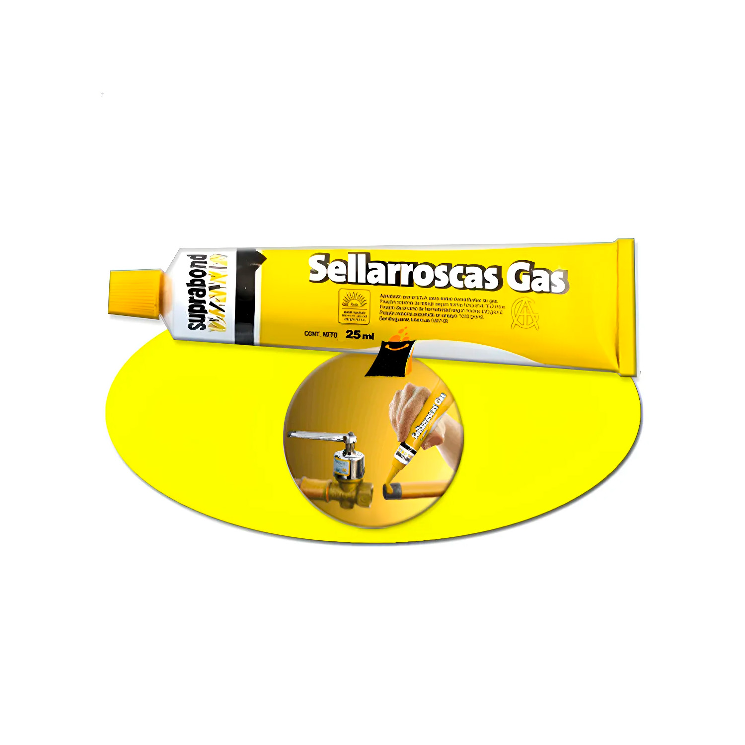 SELLARROSCAS PARA GAS 25ml SUPRABOND X5 Unid - Imagen 2