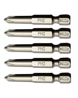 PUNTA PHILIPS PARA TALADRO PH2 X 50 MM X5UNID FELO