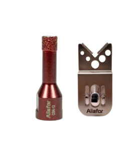 COPA DIAMANTADA RM14 12MM + GUÍA PERFORACIÓN ALIAFOR