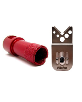 COPA DIAMANTADA RM14 25MM + GUÍA PERFORACIÓN ALIAFOR