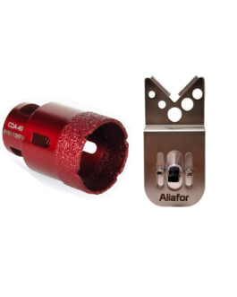 COPA DIAMANTADA RM14 40MM + GUÍA PERFORACIÓN ALIAFOR