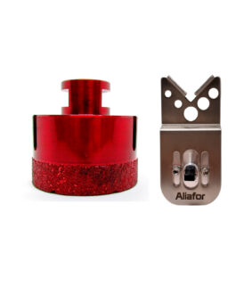 COPA DIAMANTADA RM14 65MM + GUÍA PERFORACIÓN ALIAFOR